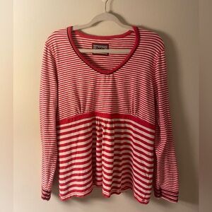 Boden Striped Long Sleeve Top
